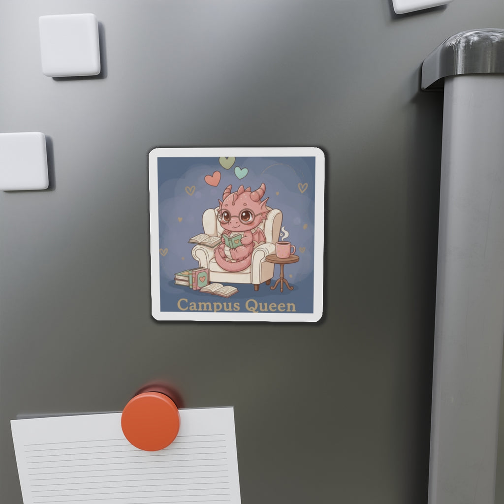 Dragon Die-Cut Magnet – Campus Queen