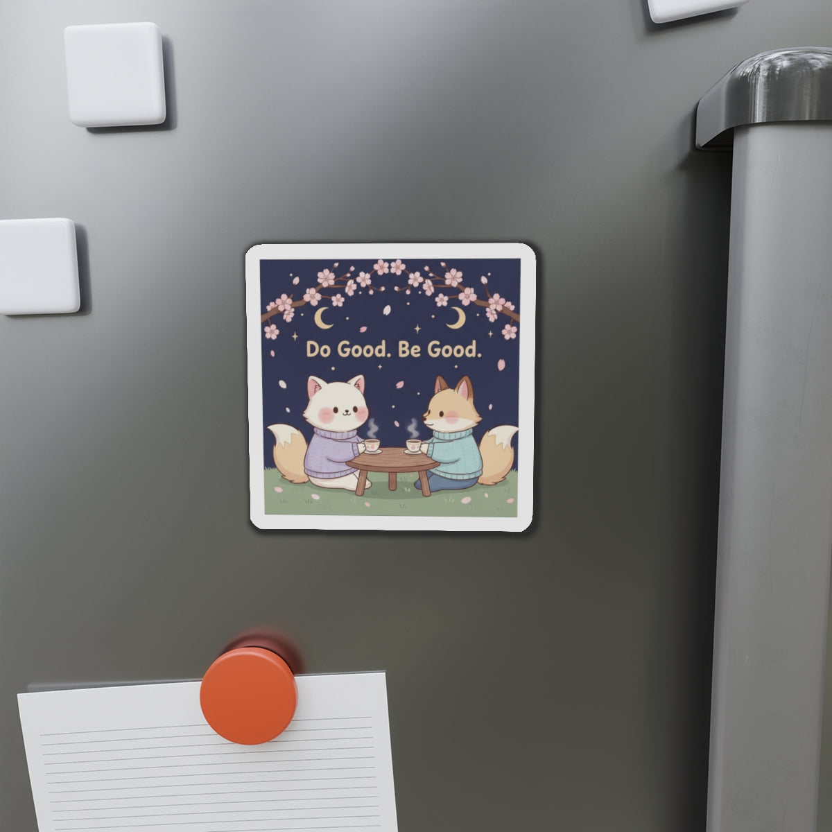 Cat Die-Cut Magnet – Do Good Be Good