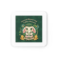 Rabbit Cork Coaster – Stressed Blessed and Coffee Obsessed