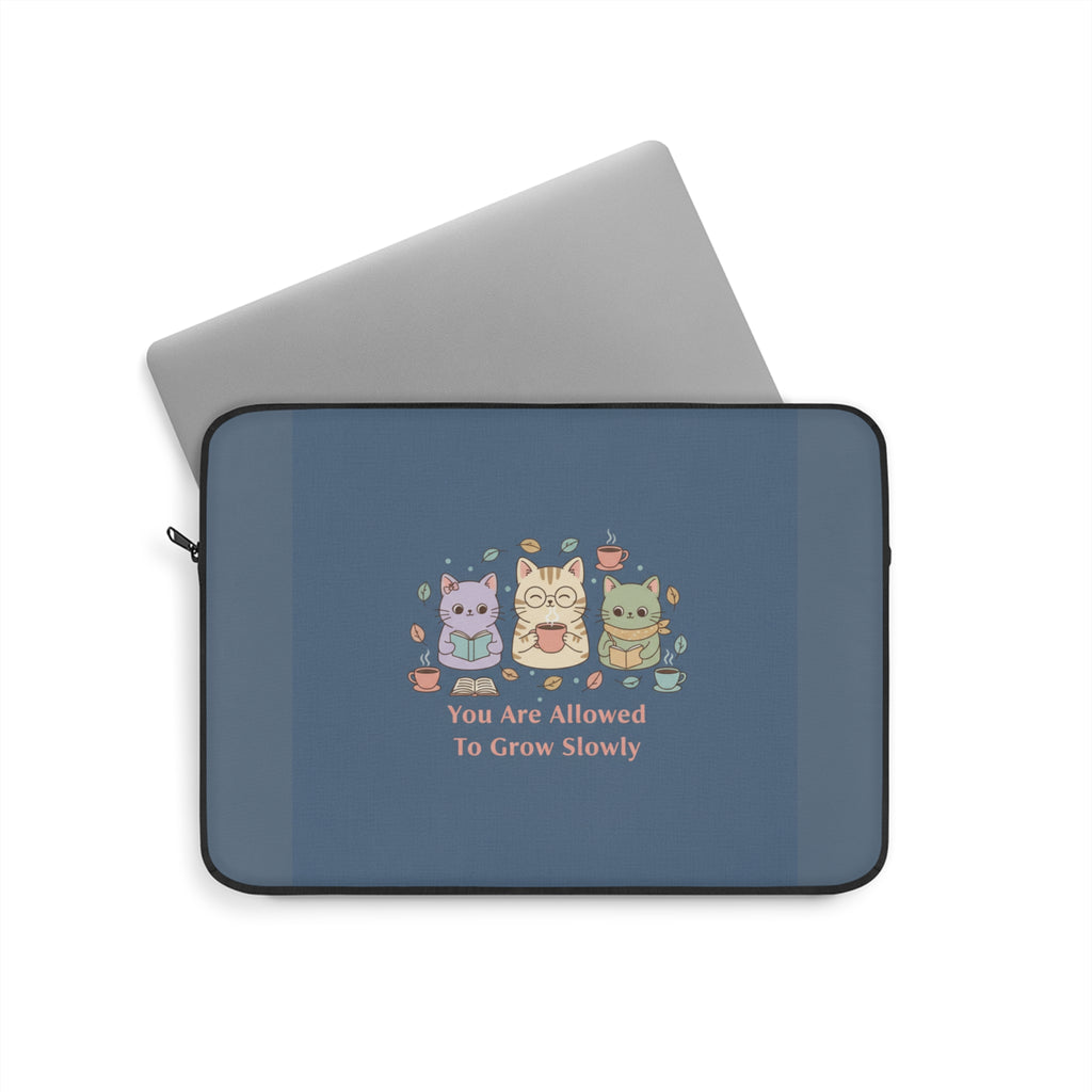 Cats With Glasses Laptop Sleeve – You Are Allowed to Grow Slowly