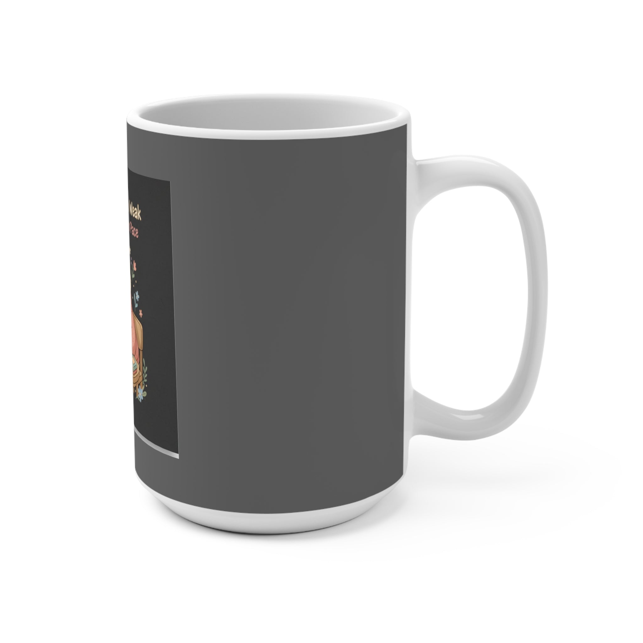 Duck In A Cardigan Mug 15oz – Soft Doesnt Mean Weak Bloom at Your Own
