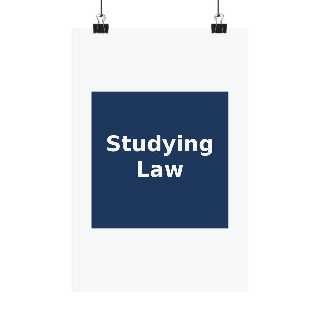 Studying Law - KayKay Poster