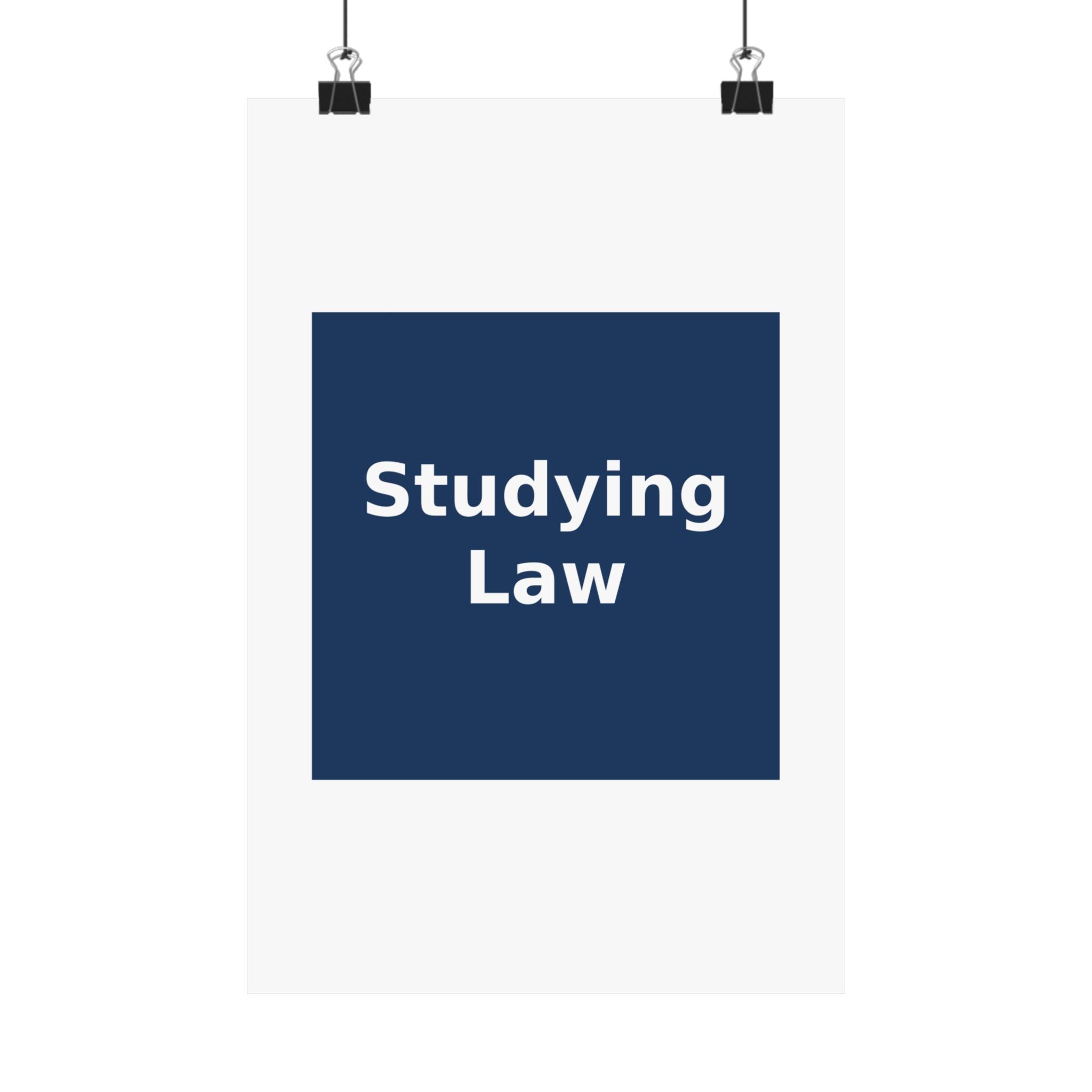 Studying Law - KayKay Poster