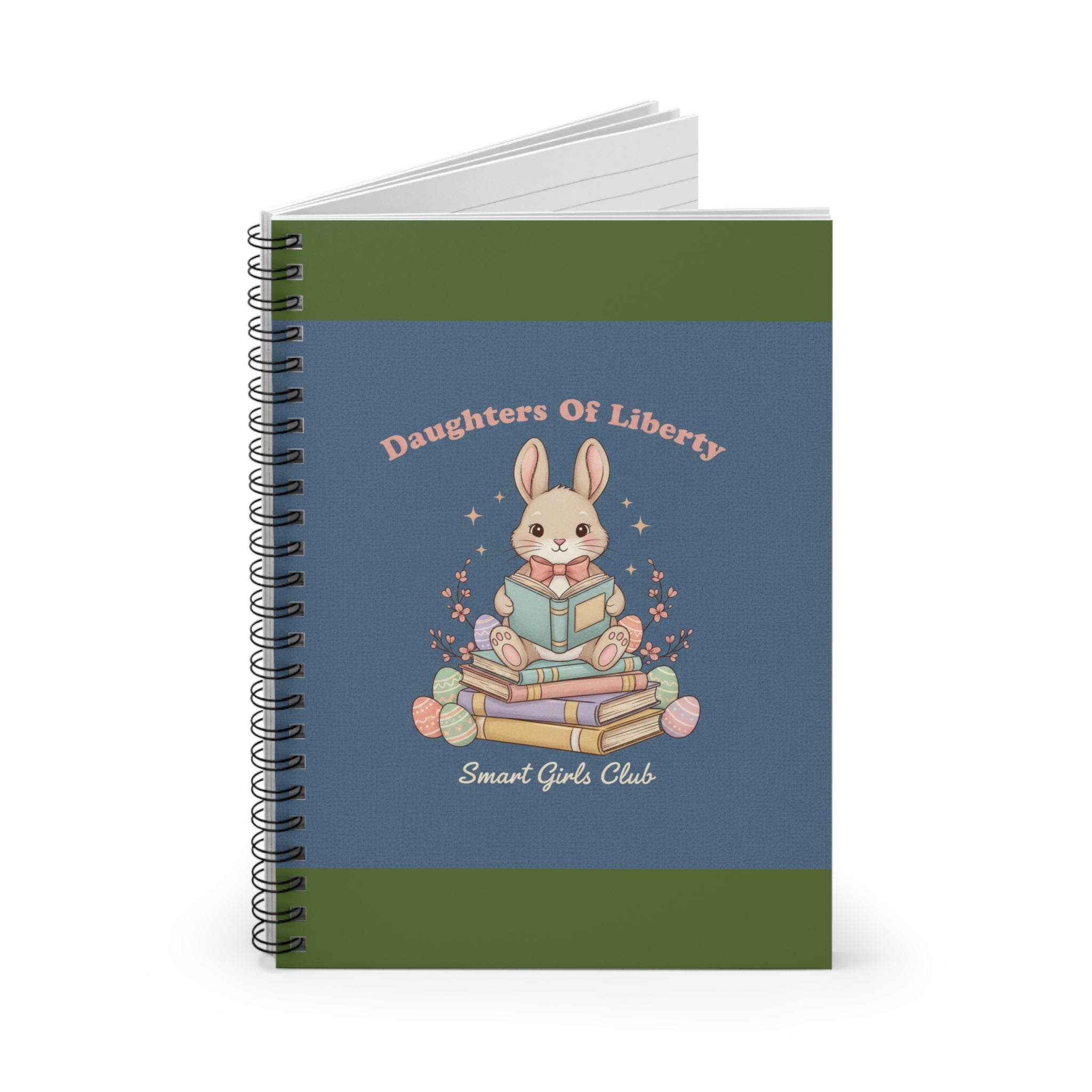Bunny Spiral Notebook – Daughters of Liberty Smart Girls Club