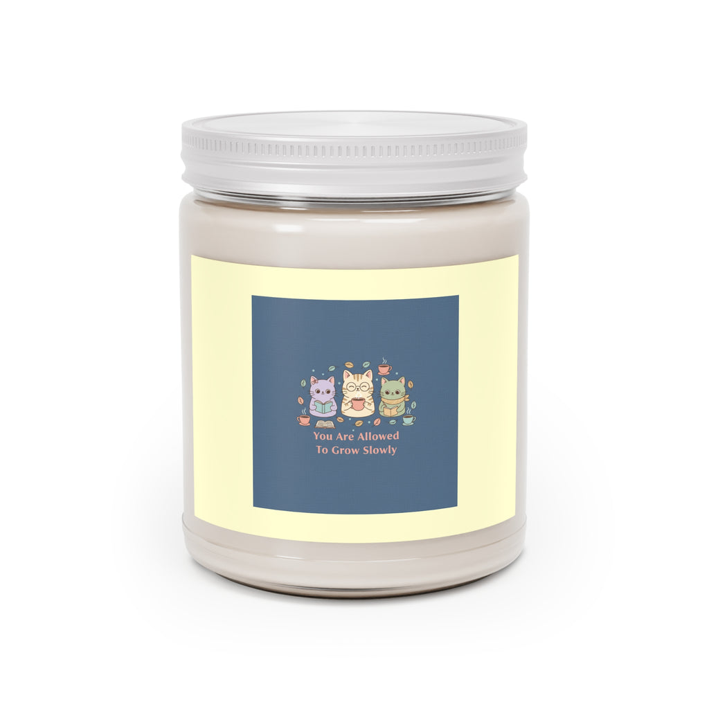 Cats With Glasses Scented Candle – You Are Allowed to Grow Slowly