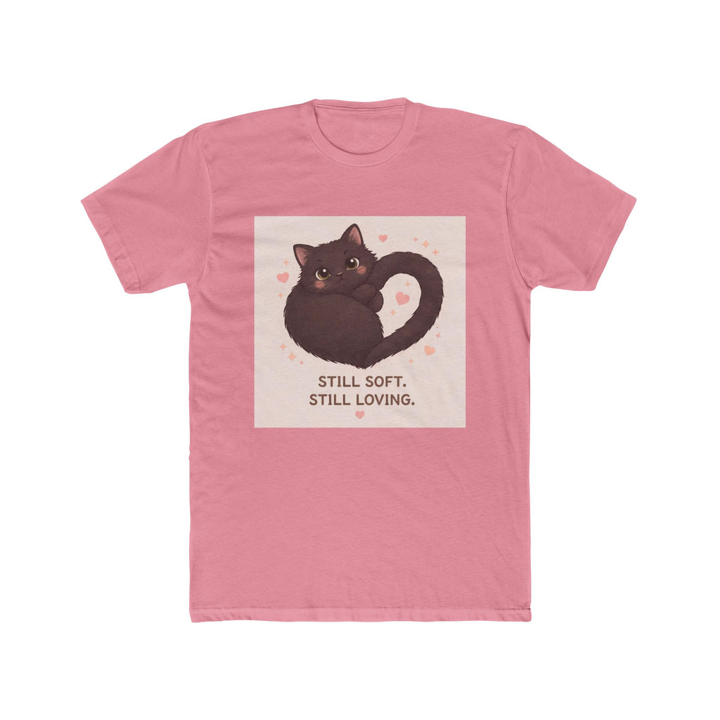 "STILL SOFT. STILL LOVING" Black Cat Unisex Tee | College Girl Gift | Fashion | KayKay Classics