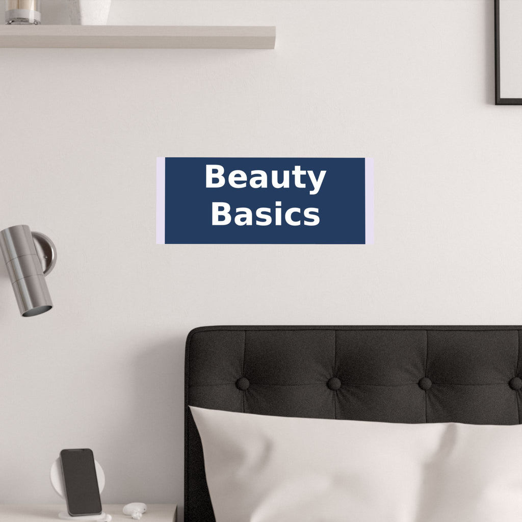 "Beauty Basics" Black Cat Poster | College Girl Gift | Fashion | KayKay Classics