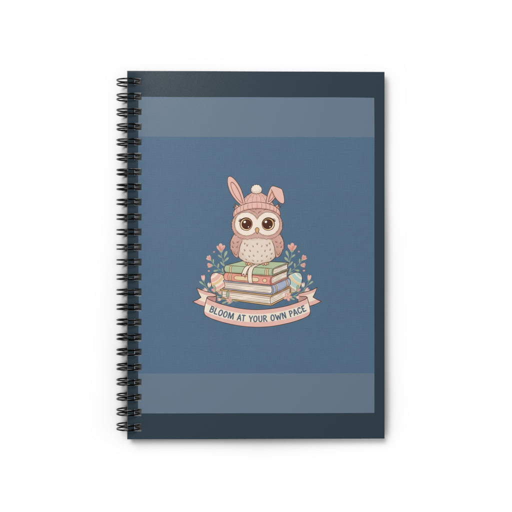 Bunny Spiral Notebook – Bloom at Your Own Pace
