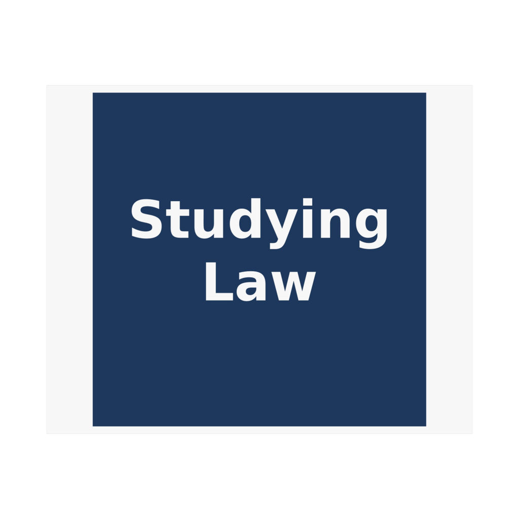 Studying Law - KayKay Poster