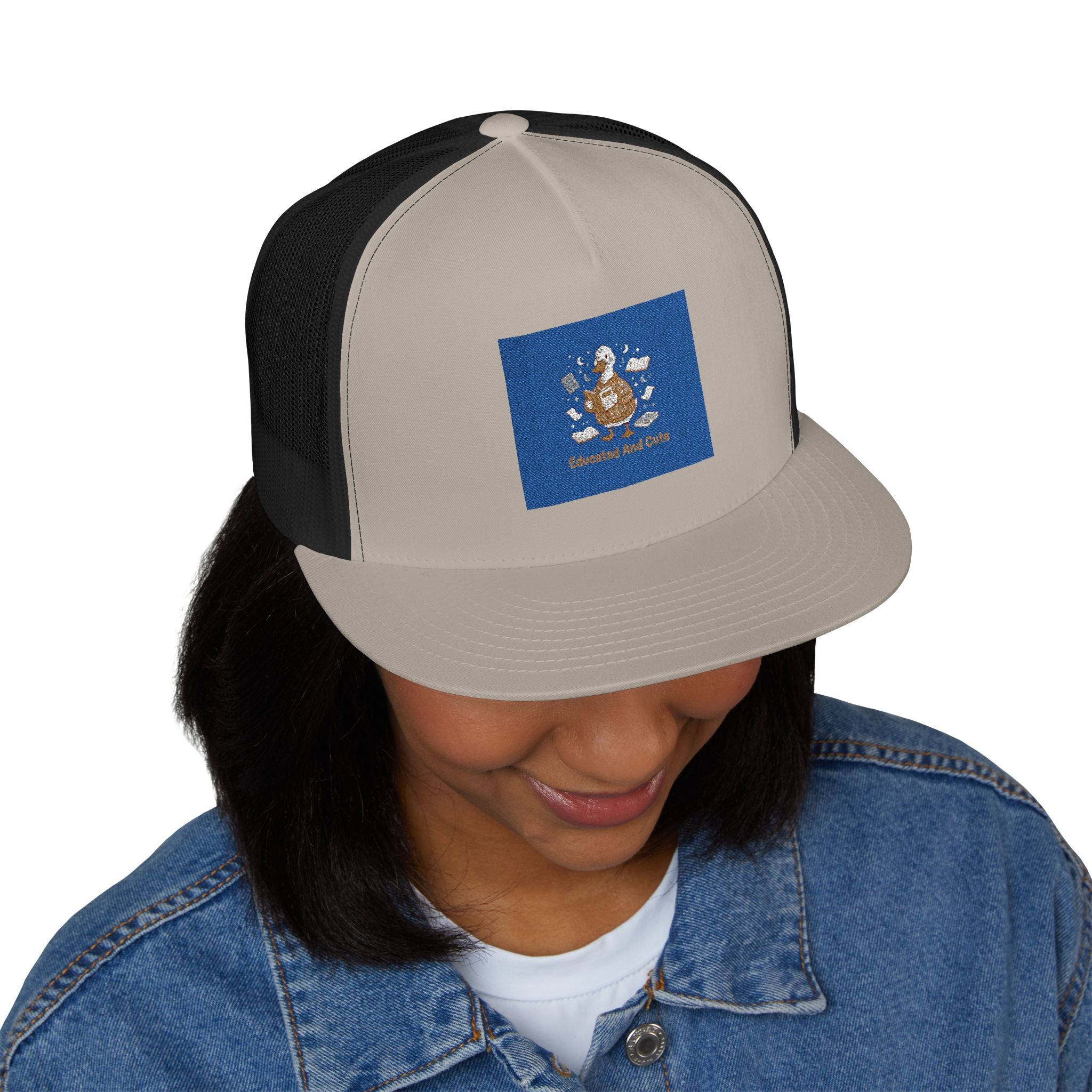 educated and cute Trucker Cap