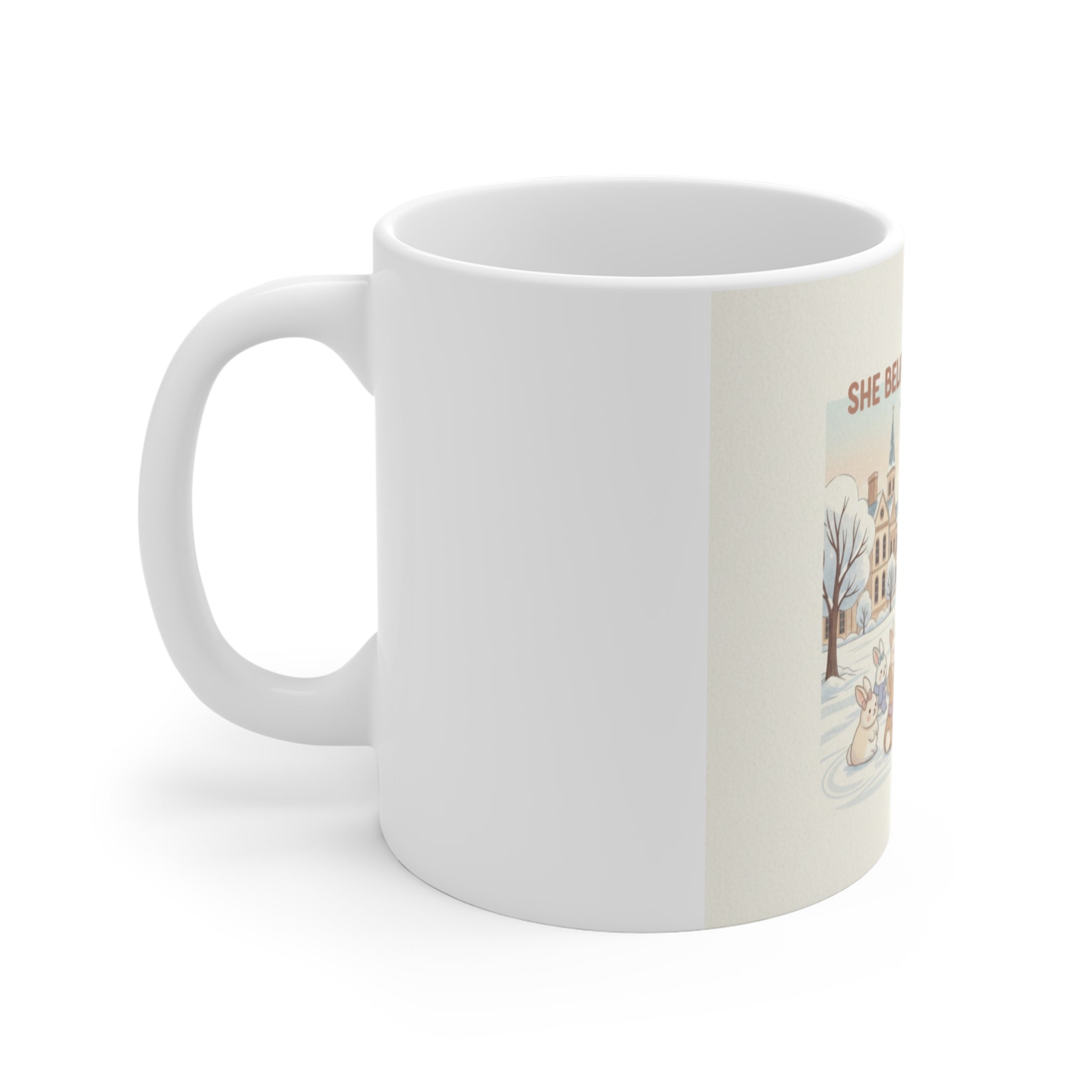 SHE BELIEVED SHE COULD Rabbit Mug 11oz