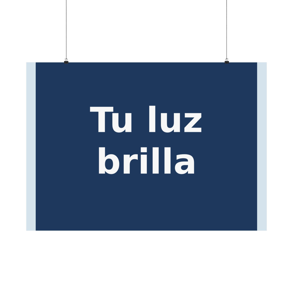"Tu luz brilla" Black Cat Poster | Trendy Gift for Her | Lifestyle | KayKay Classics