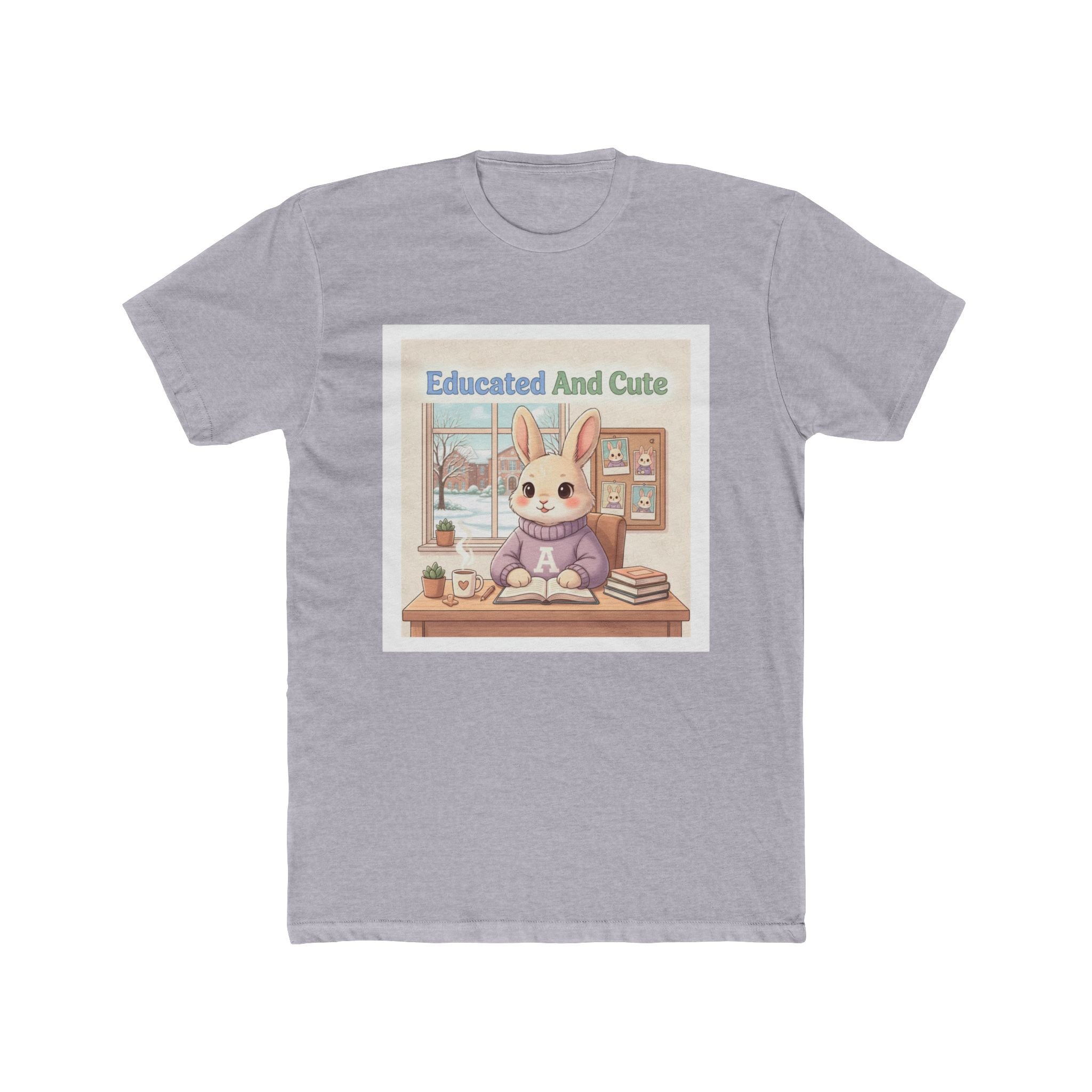 Educated And Cute Rabbit Unisex Tee