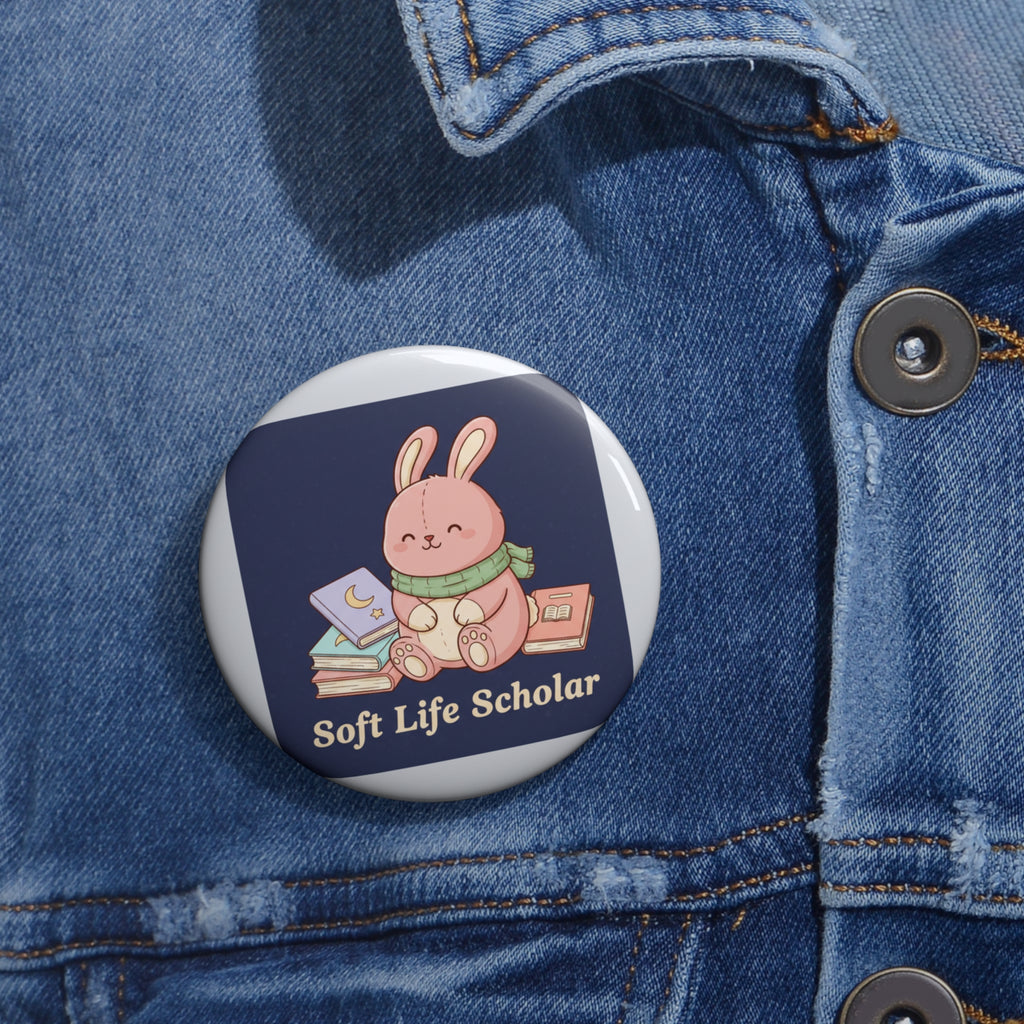 Rabbit Pin Button – Soft Life Scholar