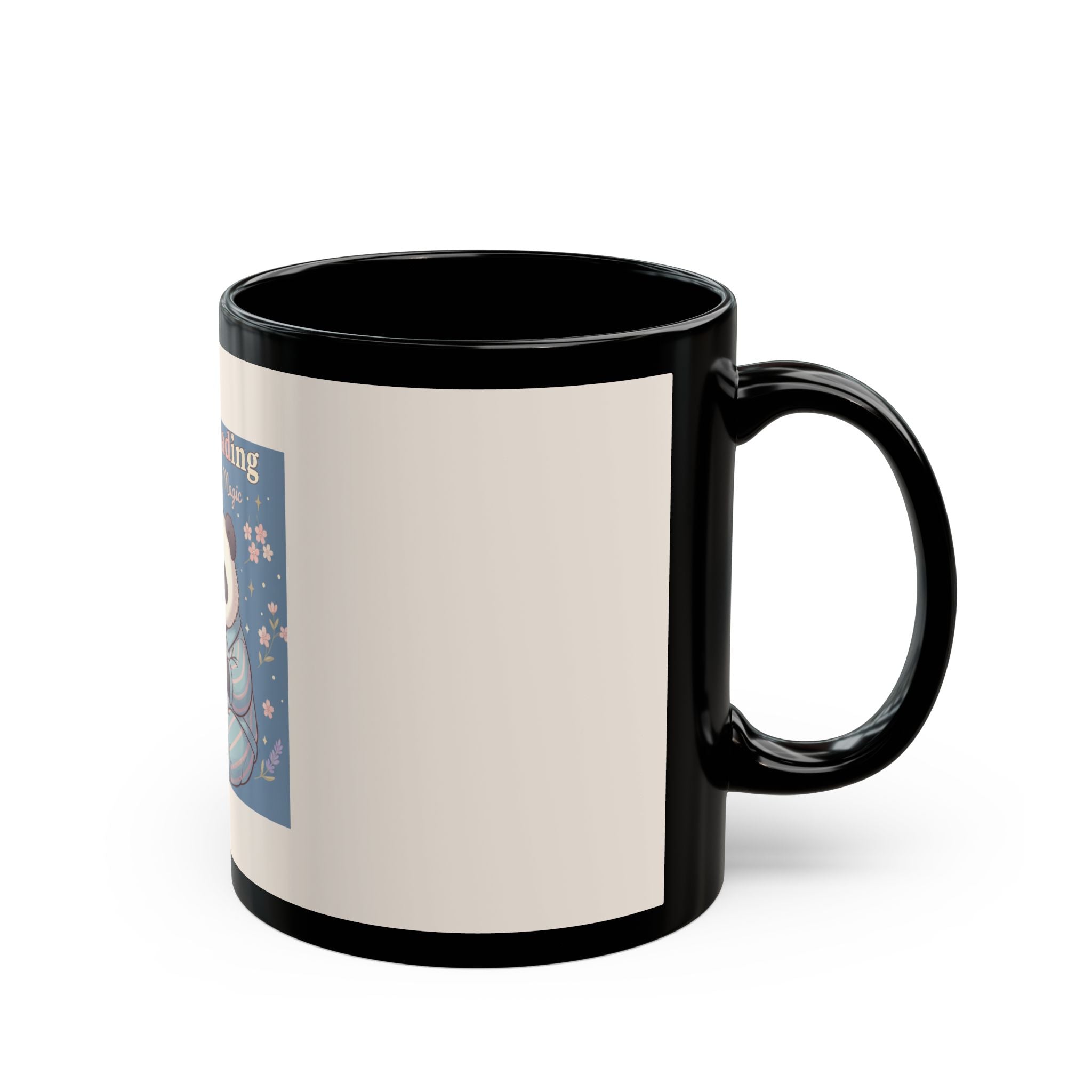 Panda Black Mug 11oz – Degree Loading Spring Semester Magic