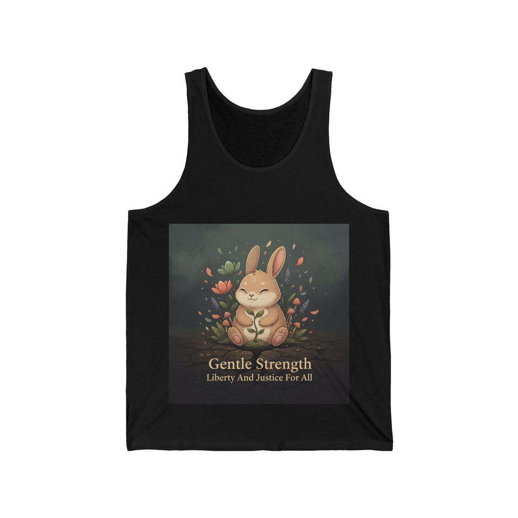 Bunny Tank Top – Gentle Strength Liberty and Justice for