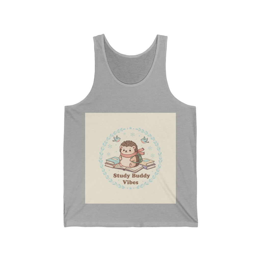 Study Buddy Vibes Hedgehog Tank Top