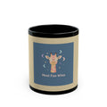 Giraffe Black Mug 11oz – Most Fun Wins