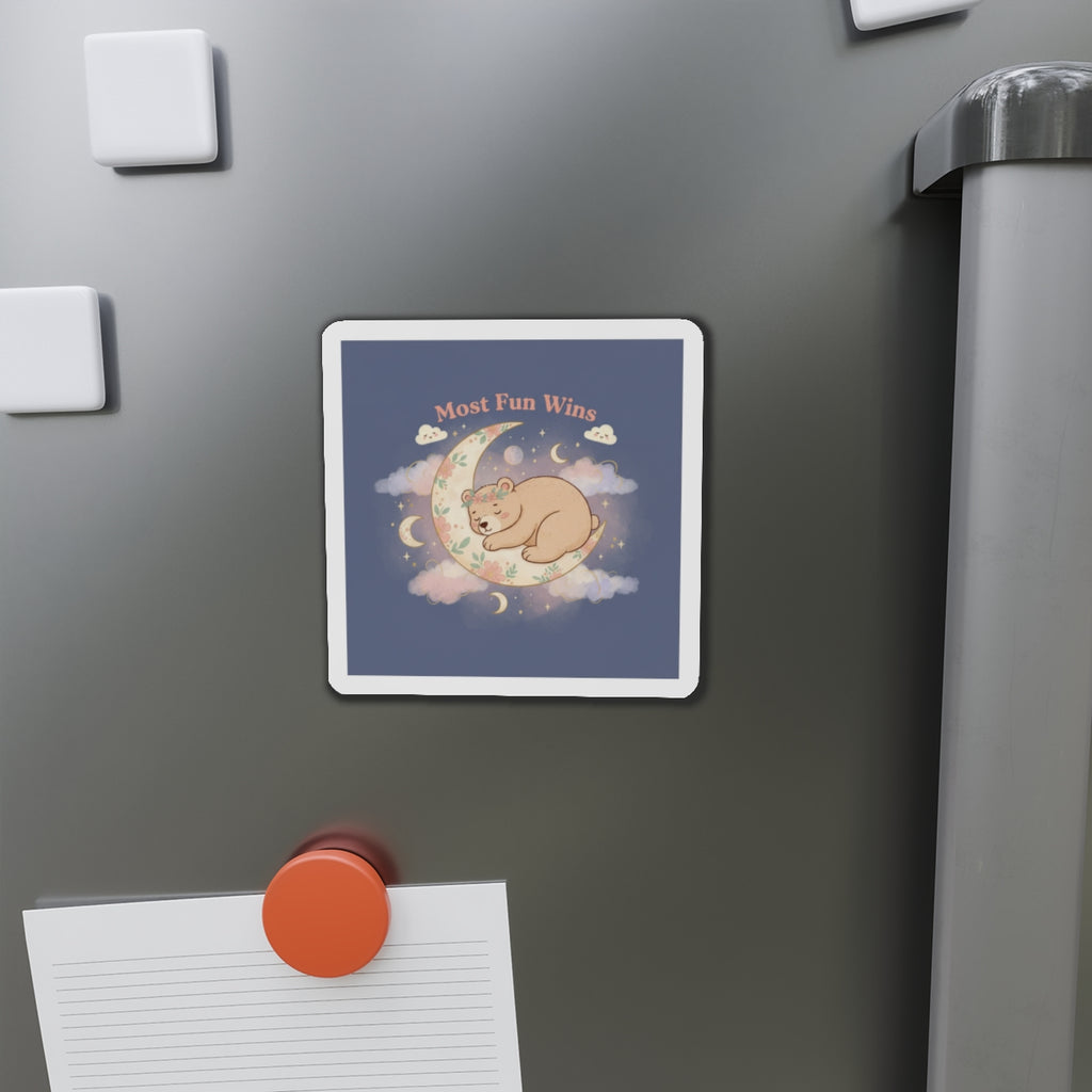 Bear Die-Cut Magnet – Most Fun Wins