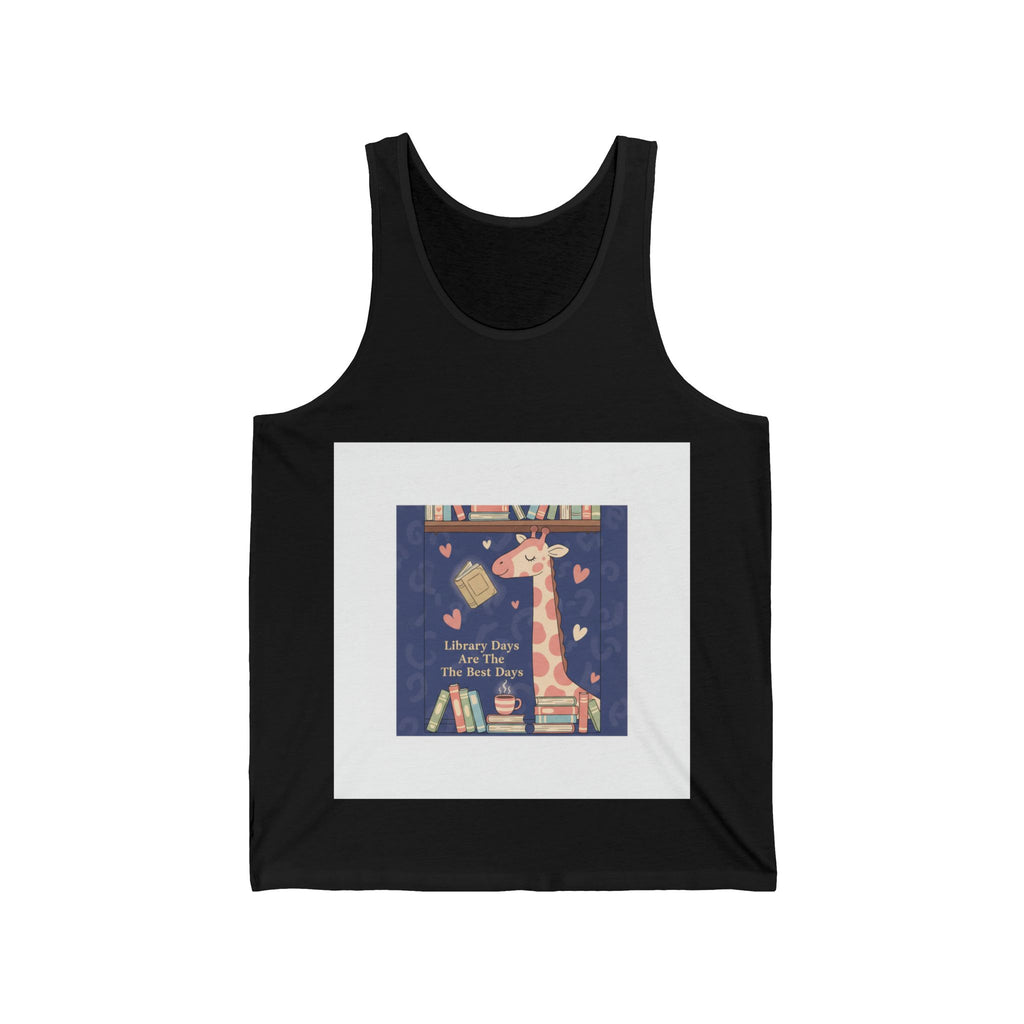 Bunny Tank Top – Library Days Are the Best Days