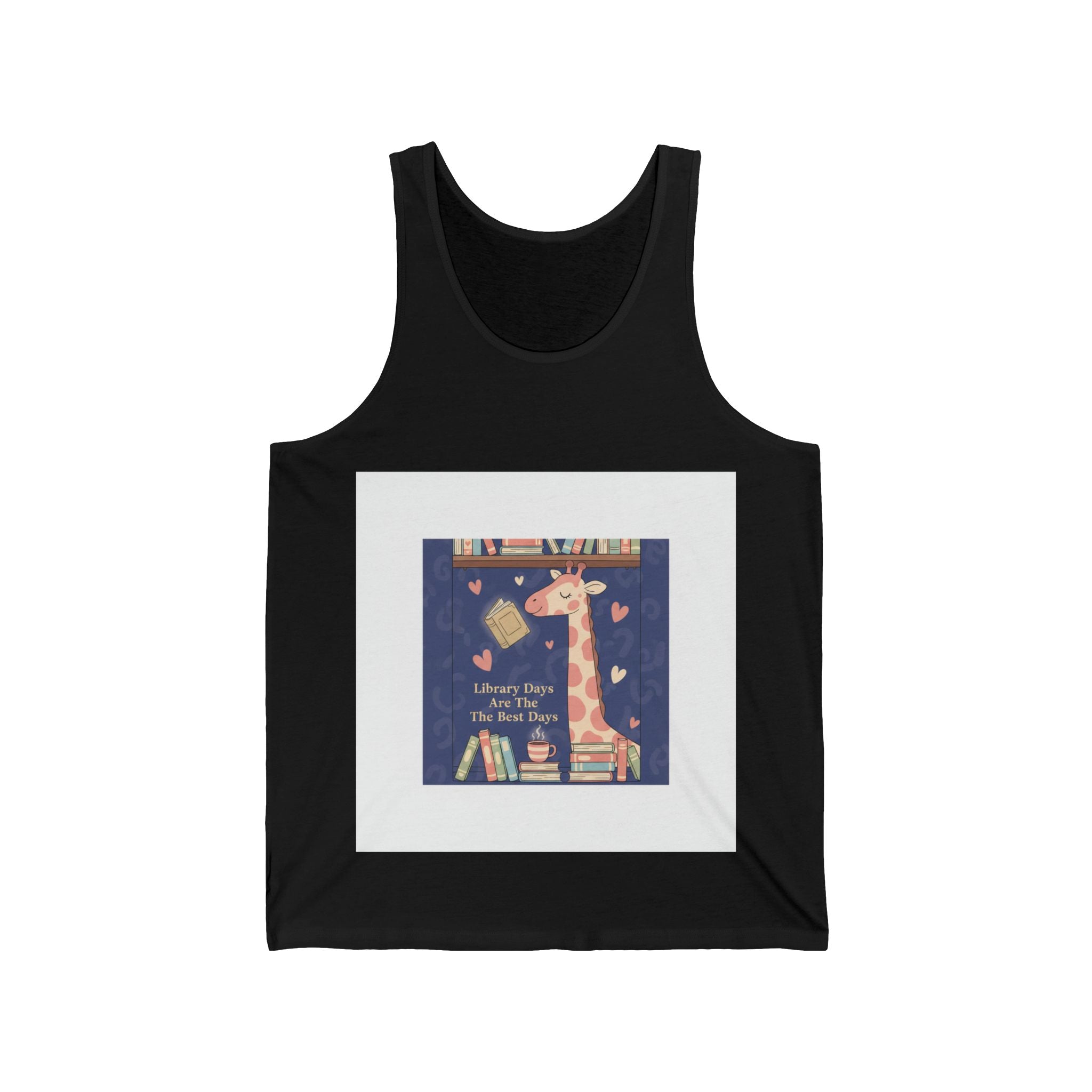 Bunny Tank Top – Library Days Are the Best Days
