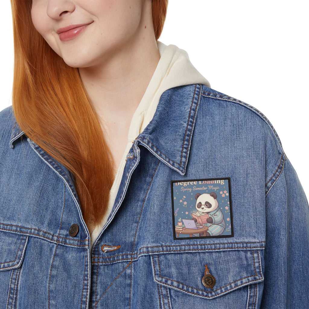 Panda Iron-On Patch – Degree Loading Spring Semester Magic