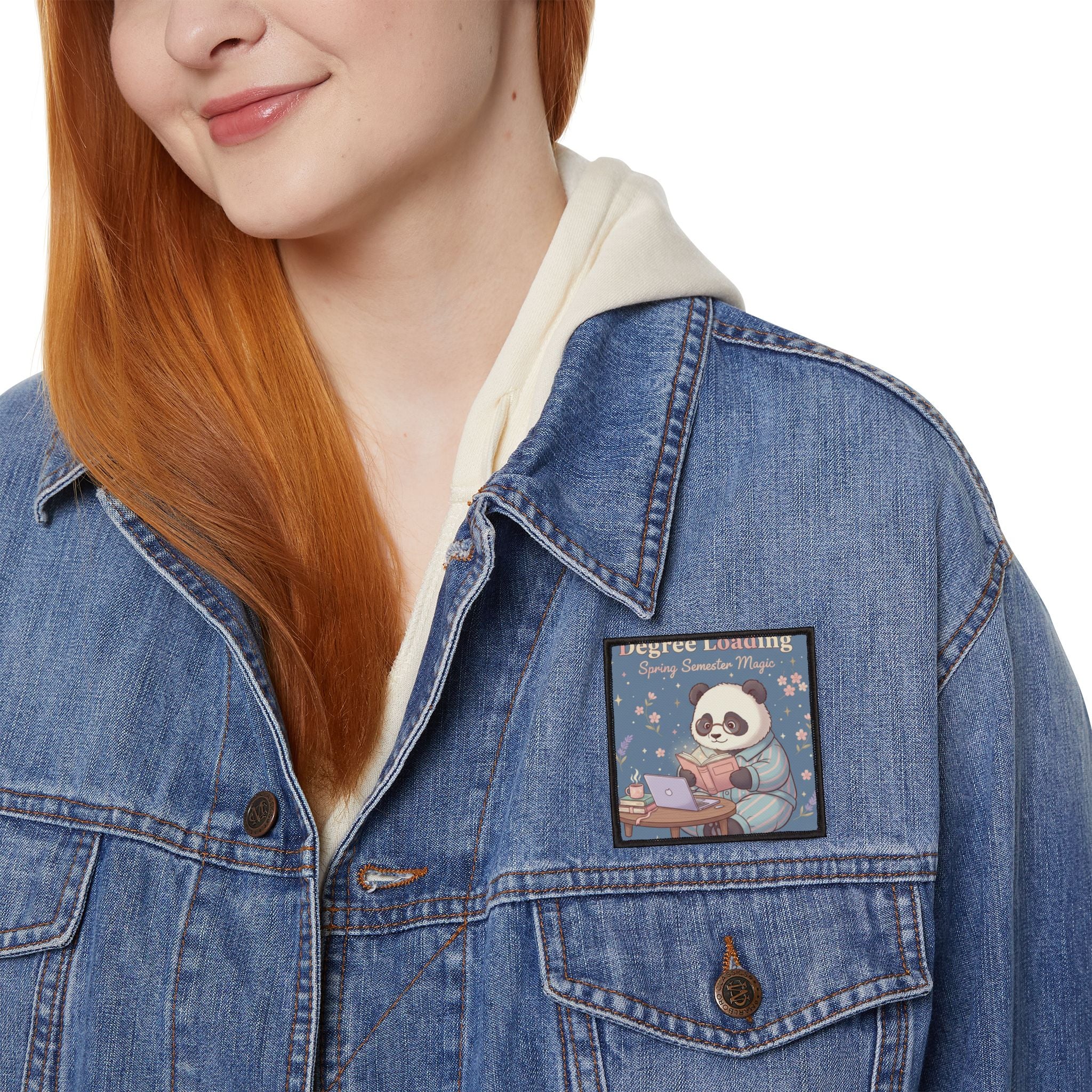 Panda Iron-On Patch – Degree Loading Spring Semester Magic