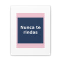 "Nunca te rindas" Black Cat Canvas | College Girl Gift | Fashion | KayKay Classics