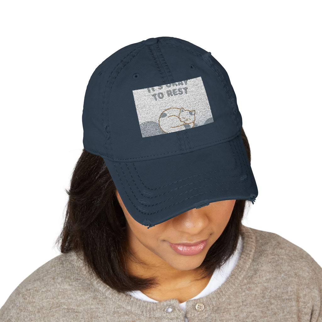 "NEEDS_OCR_SCAN" Black Cat Dad Hat | Trendy Gift for Her | Lifestyle | KayKay Classics