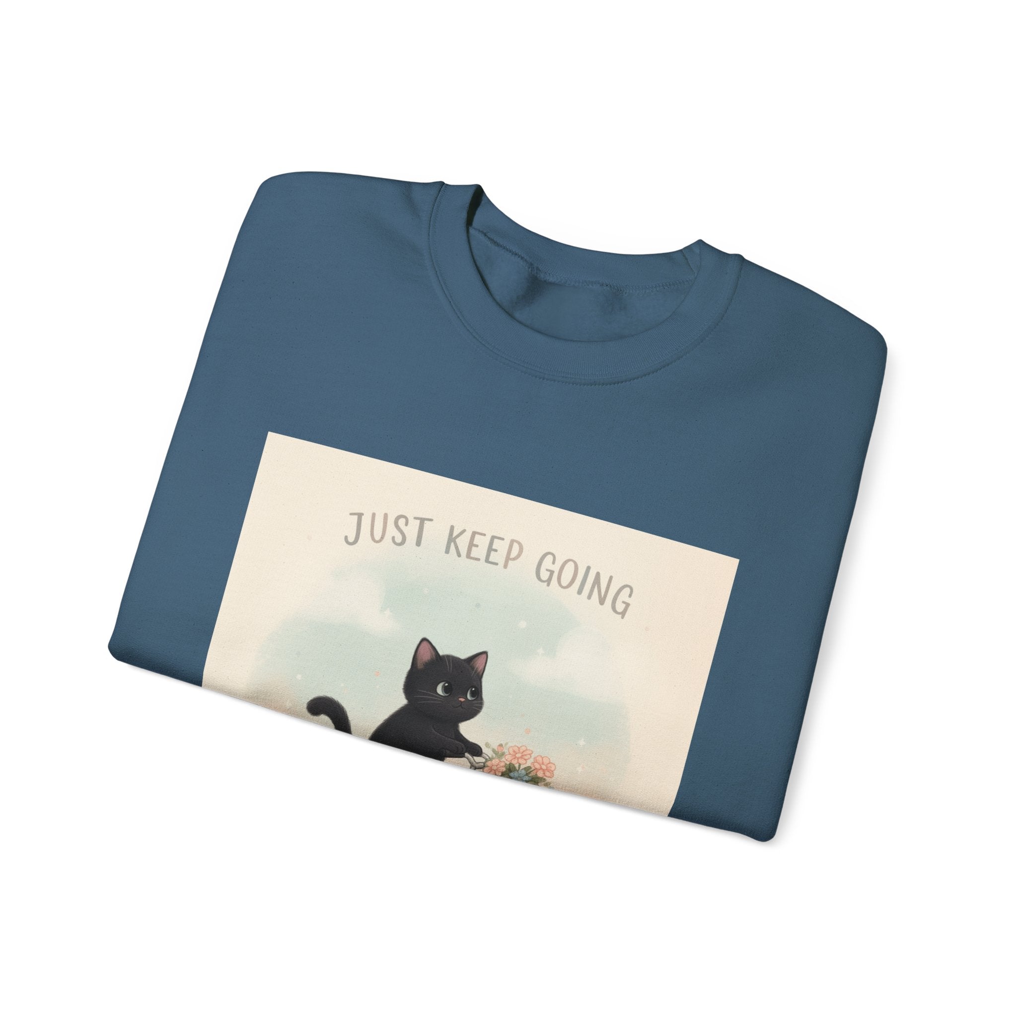 "Design" Black Cat Crewneck | College Girl Gift | Fashion | KayKay Classics
