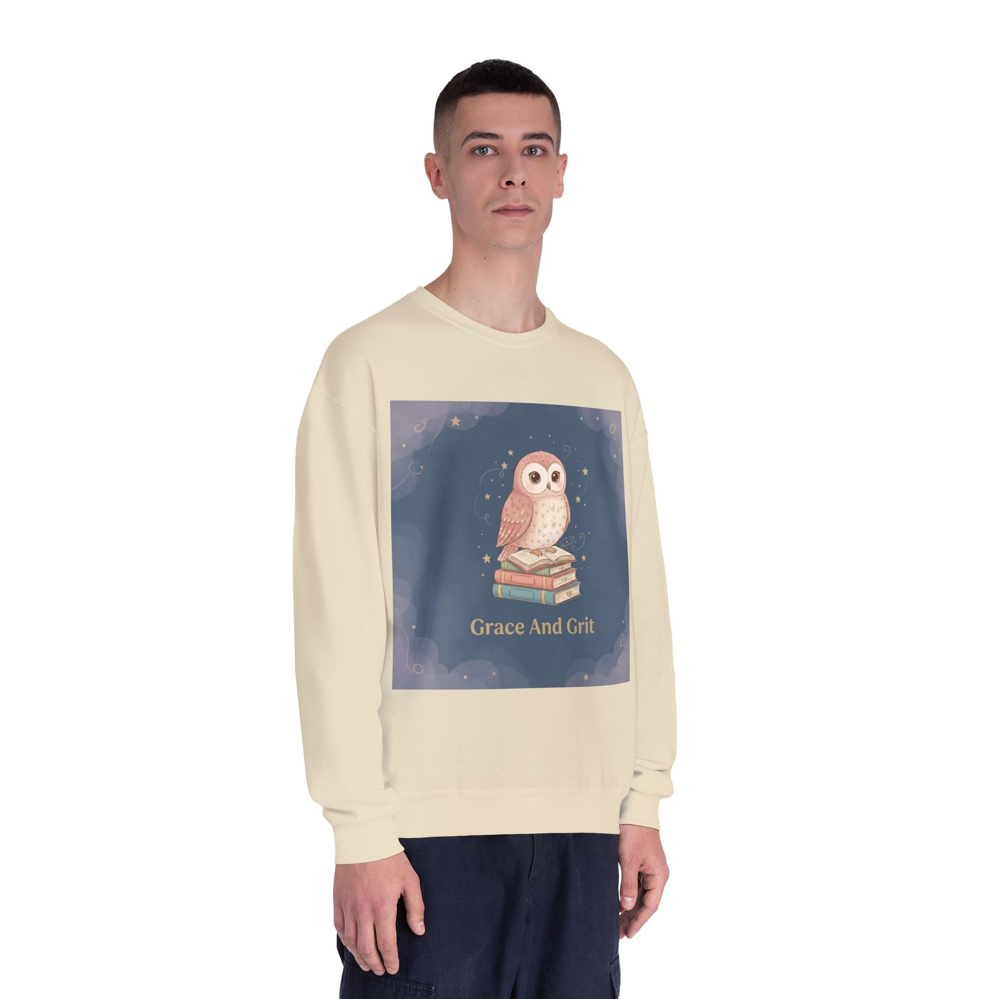 Owl Crewneck Sweatshirt – Grace and Grit