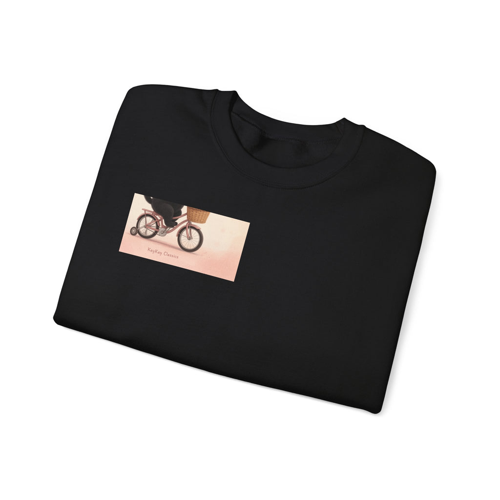 "Life Behind Bars" Black Cat Crewneck | College Girl Gift | Fashion | KayKay Classics