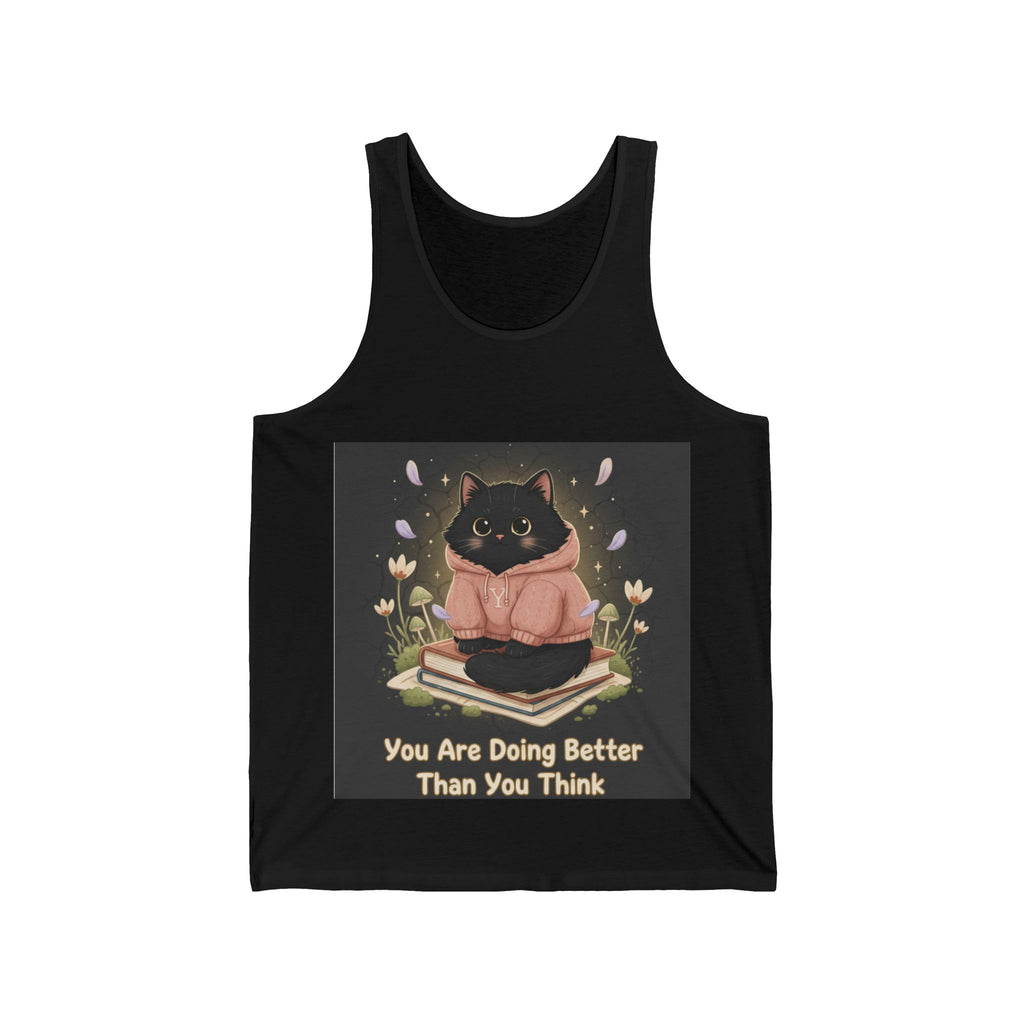 Black Cat Tank Top – You Are Doing Better Than You Think