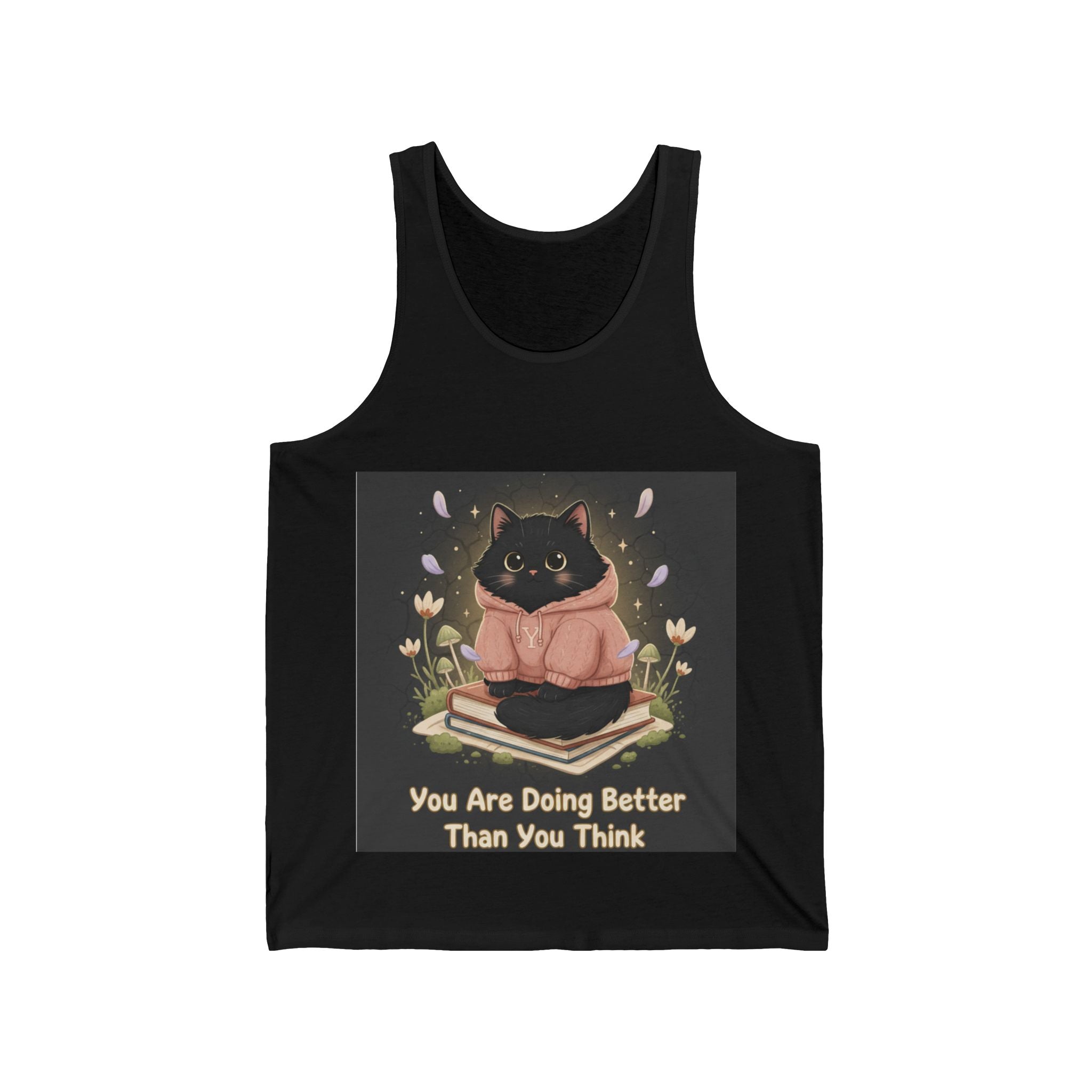 Black Cat Tank Top – You Are Doing Better Than You Think