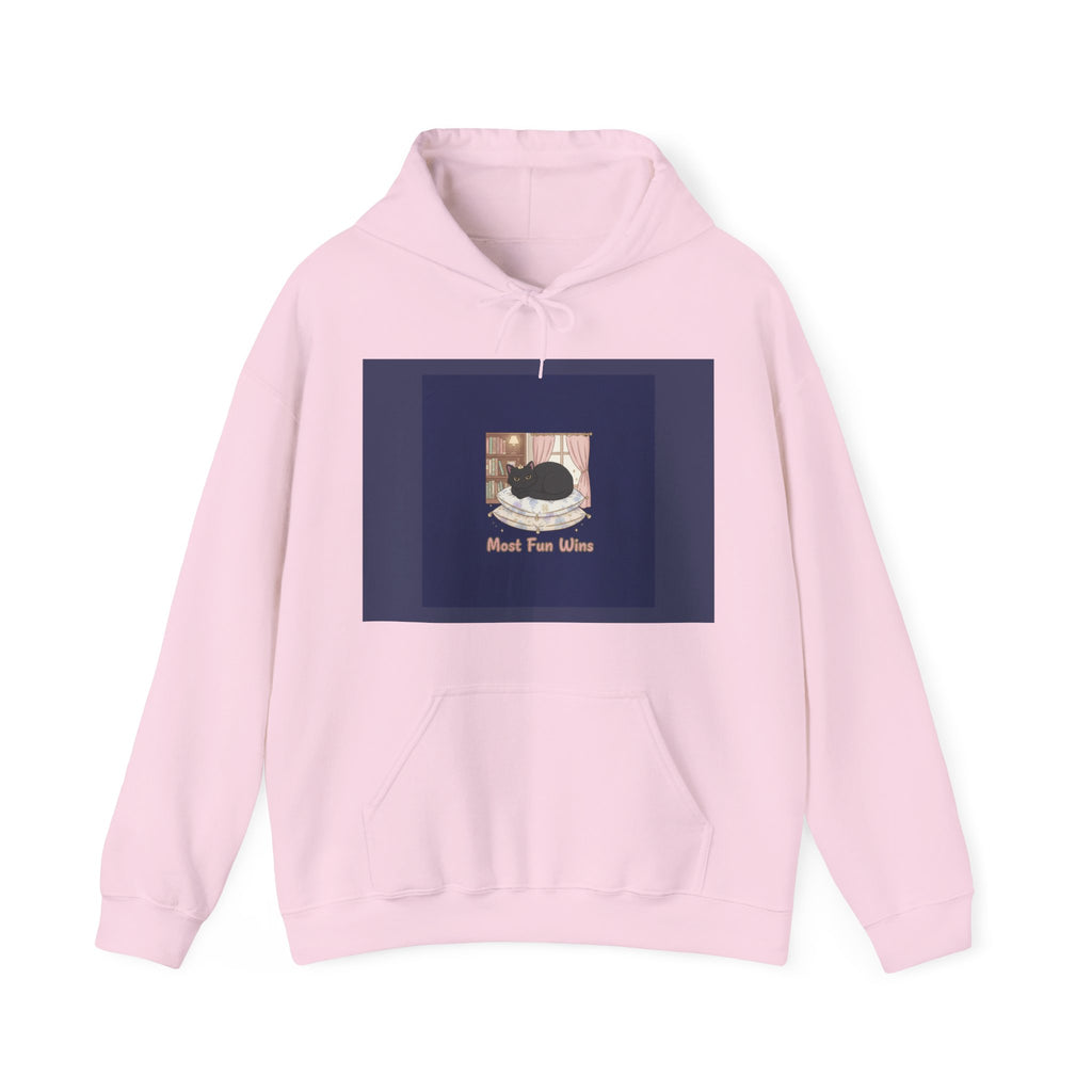 Black Cat Hoodie – Most Fun Wins