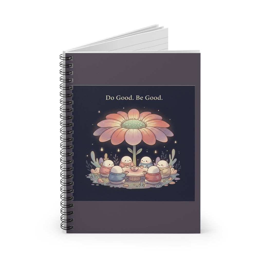Tiny Chibi Creatures Spiral Notebook – Do Good Be Good