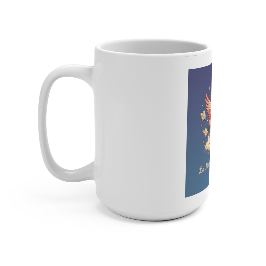 La Magia Toma Tiempo Flamingo Mug 15oz