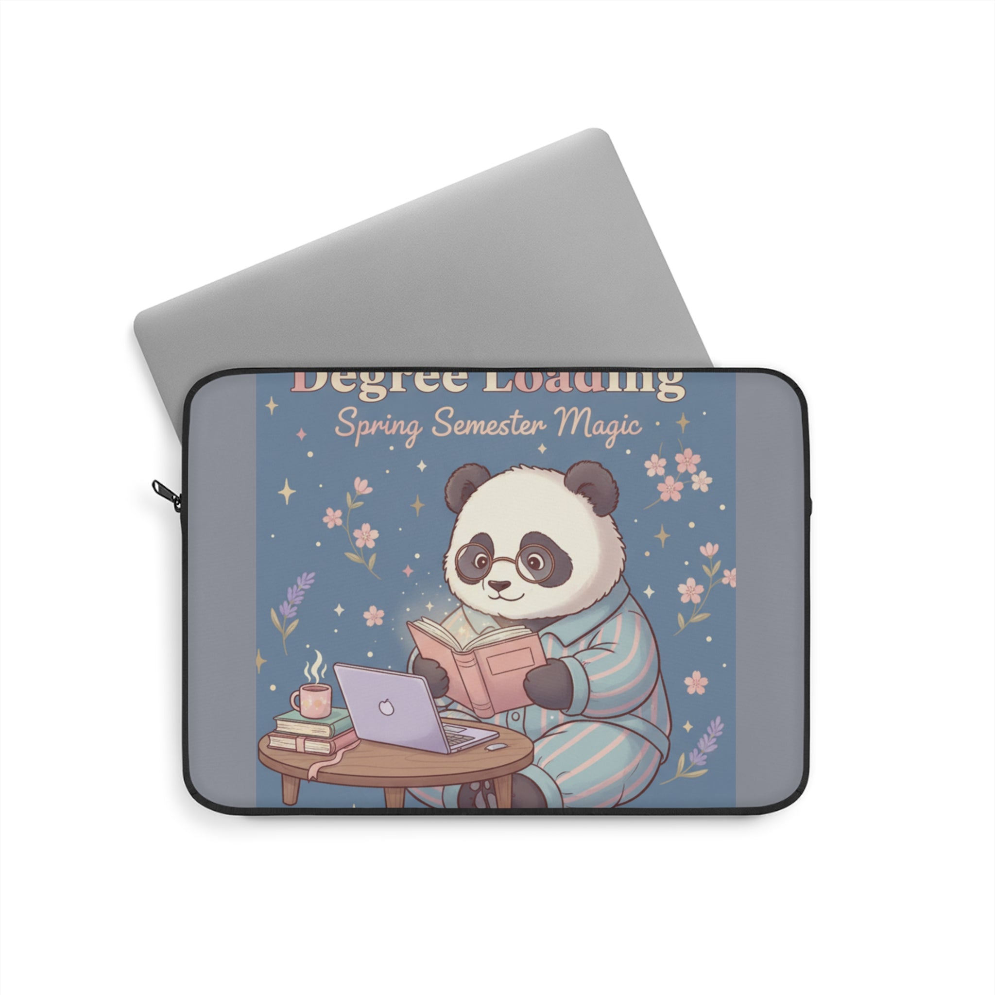Panda Laptop Sleeve – Degree Loading Spring Semester Magic