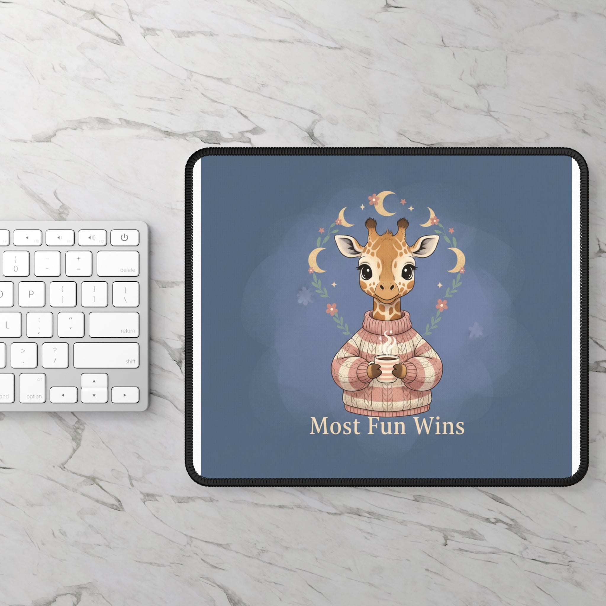 Giraffe Mouse Pad – Most Fun Wins