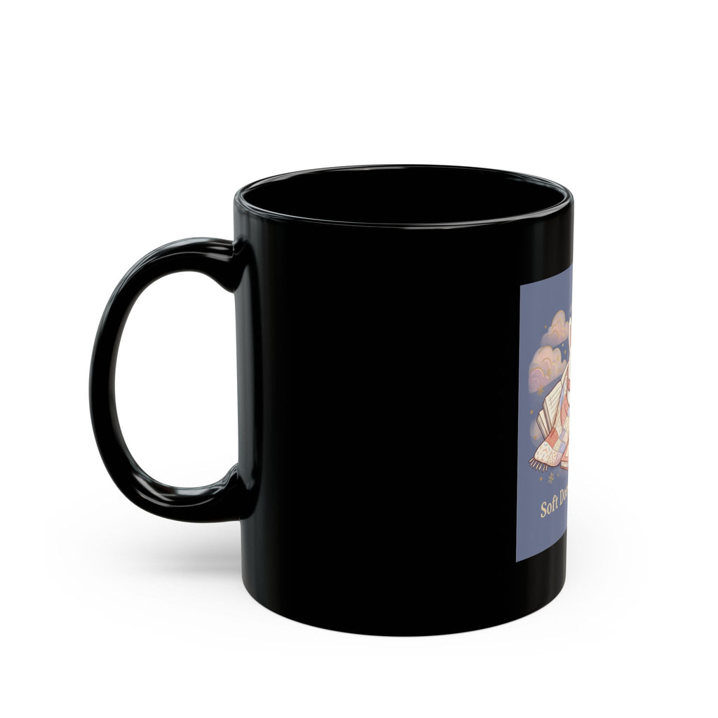 Bear Black Mug 11oz – Soft Doesnt Mean Weak