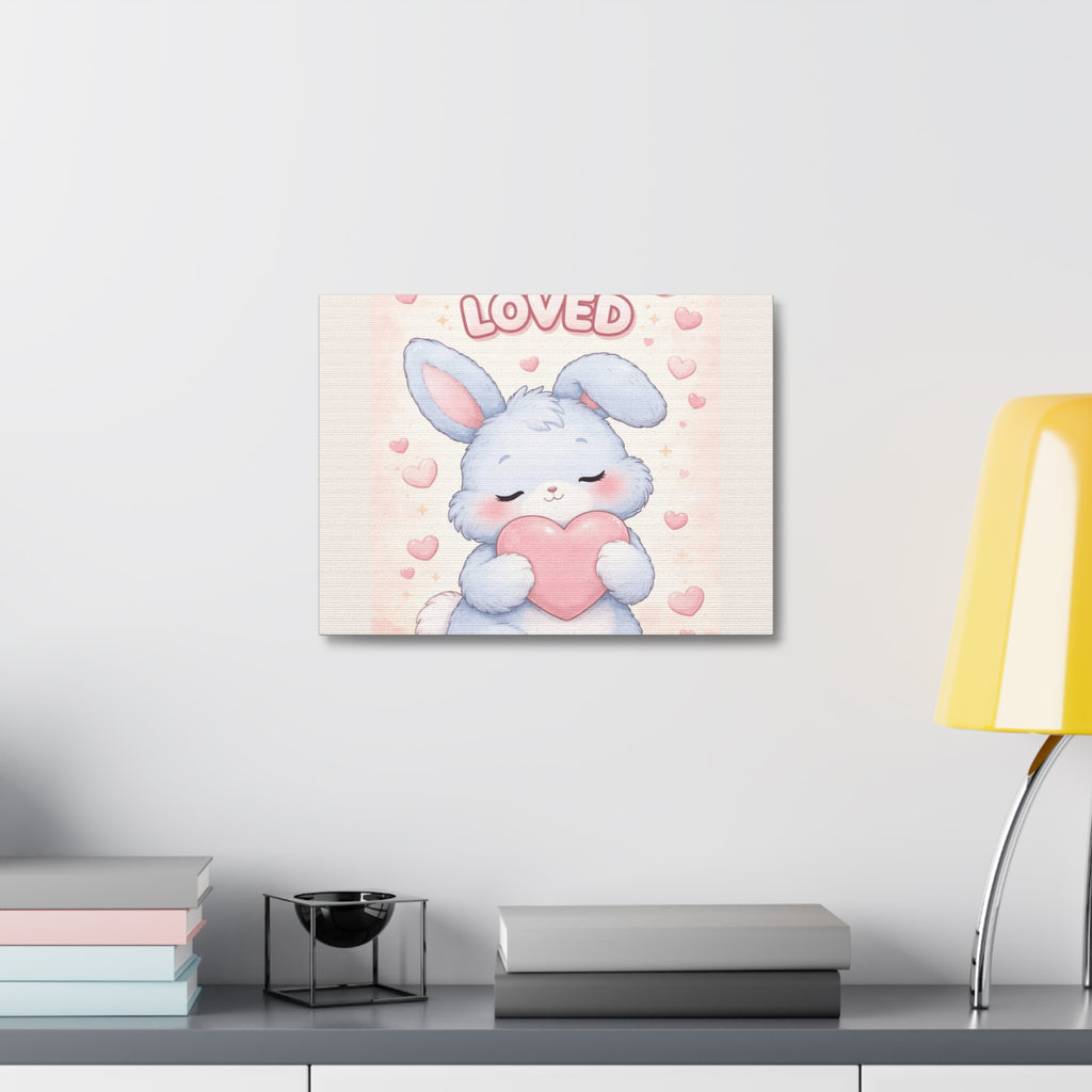 "YOU ARE SO LOVED" Black Cat Canvas | College Girl Gift | Fashion | KayKay Classics