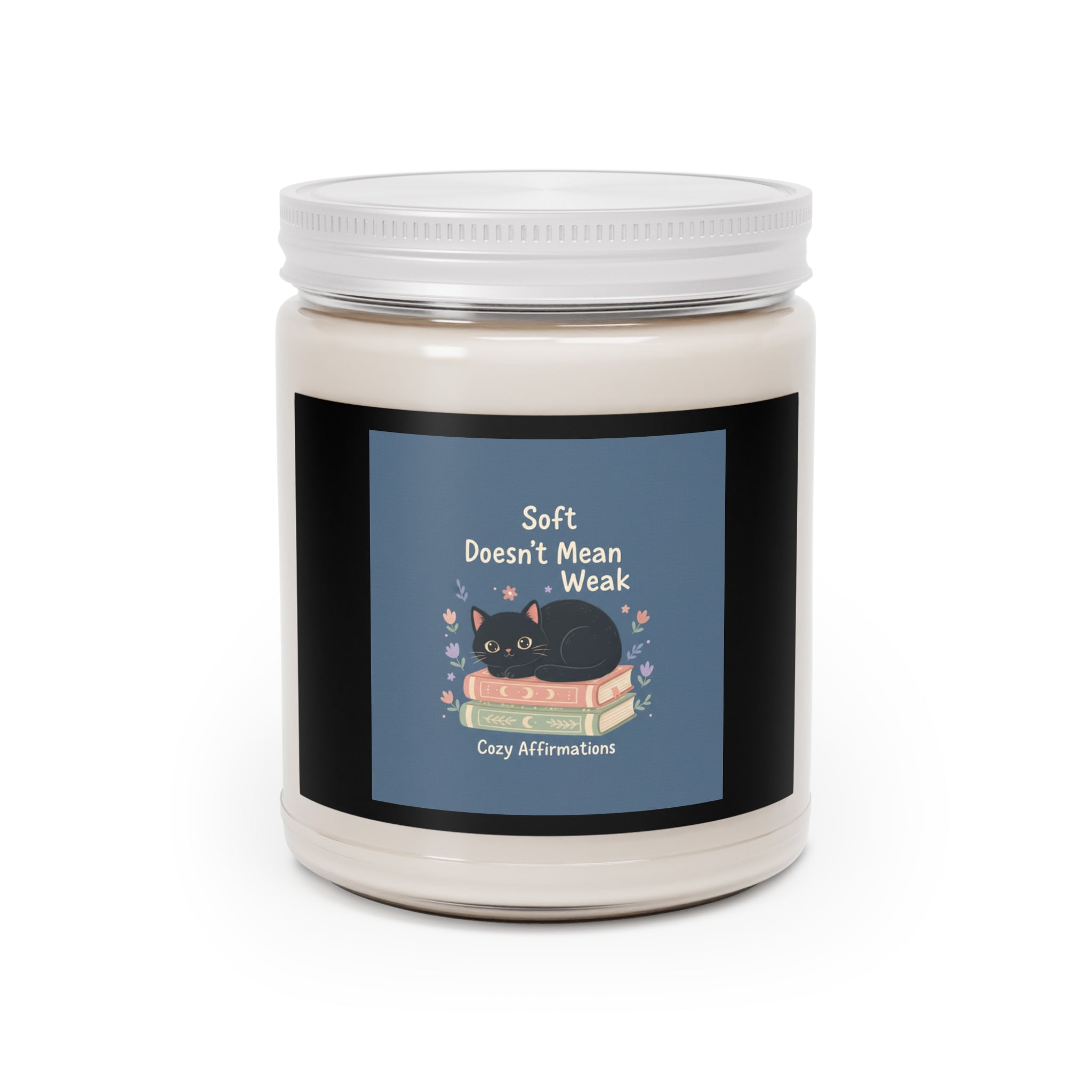 Black Cat Scented Candle – Soft Doesnt Mean Weak