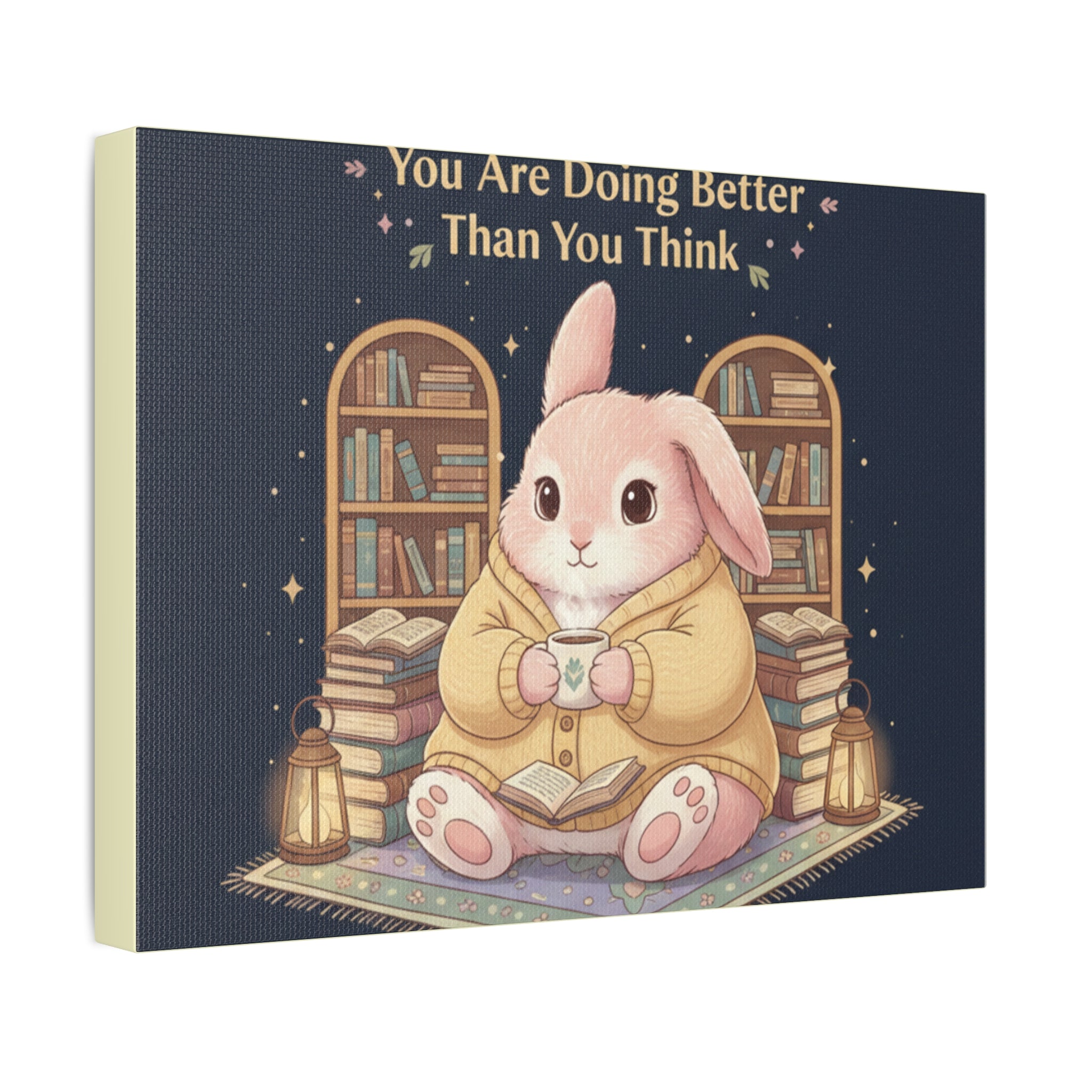 Bunny Canvas Print – You Are Doing Better Than You Think