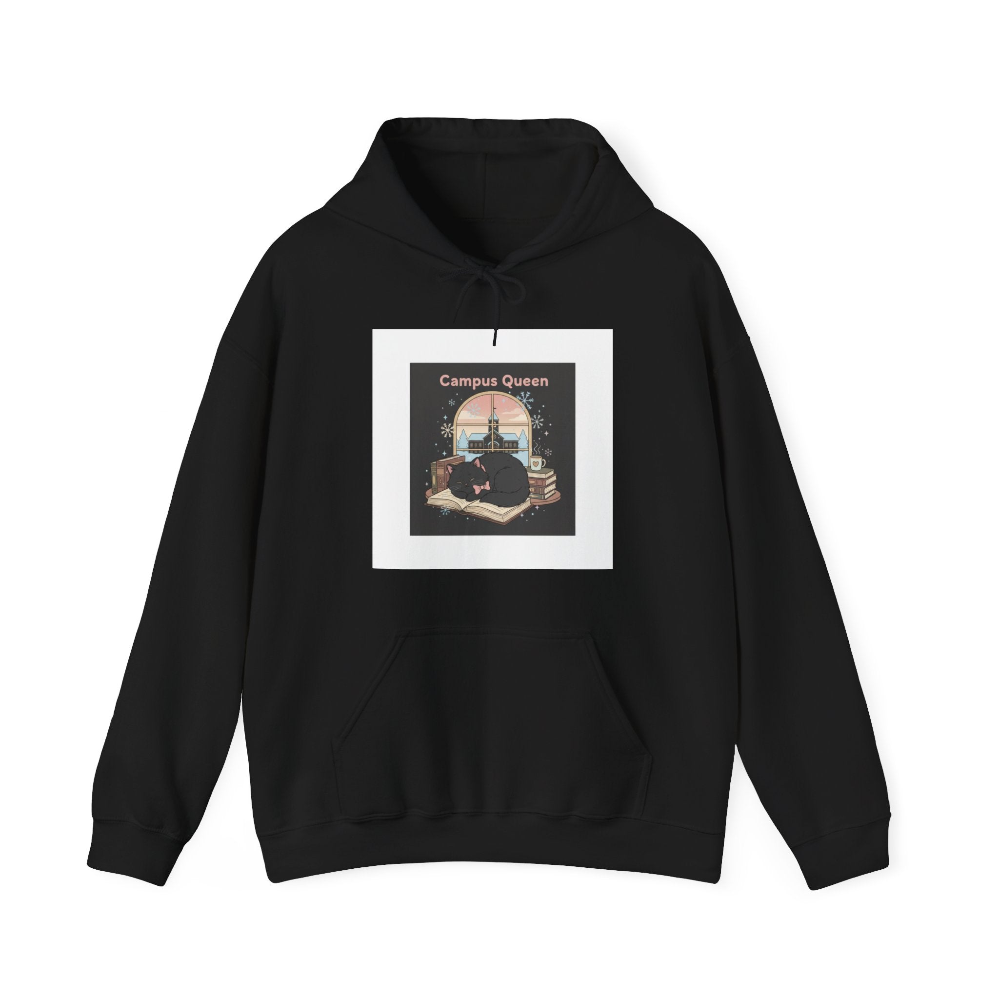 Black Cat Hoodie – Campus Queen