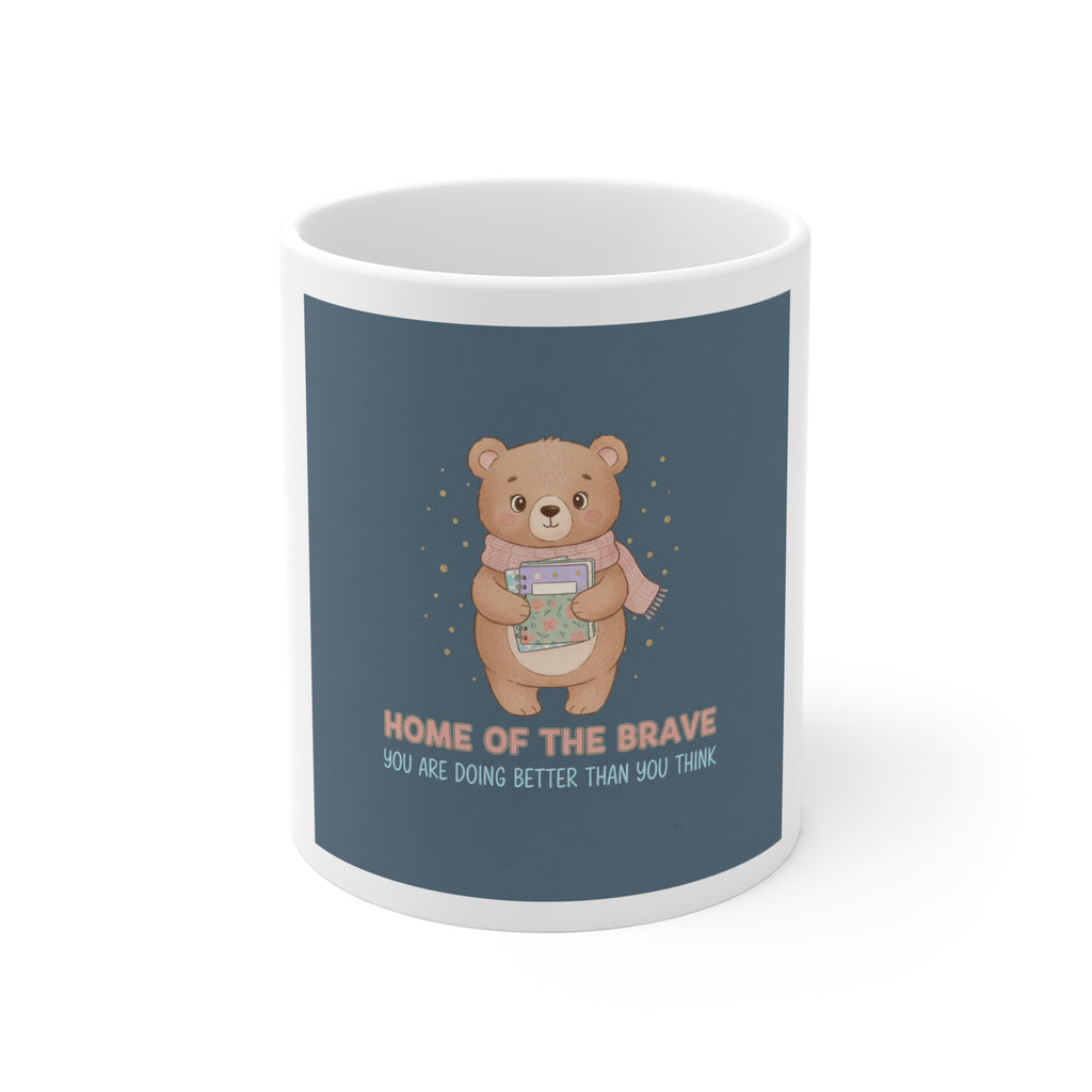 Bear Mug 11oz – Home of the Brave