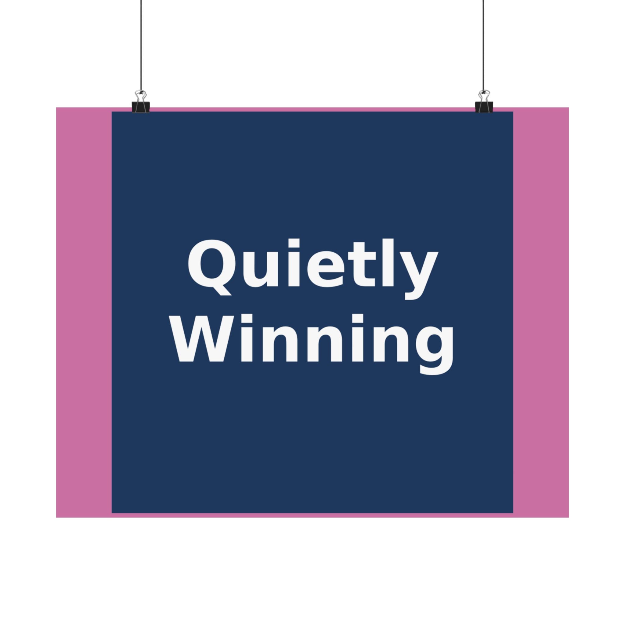 Quietly Winning - KayKay Poster
