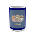 Cats With Glasses Mug 15oz – Coffee and Confidence