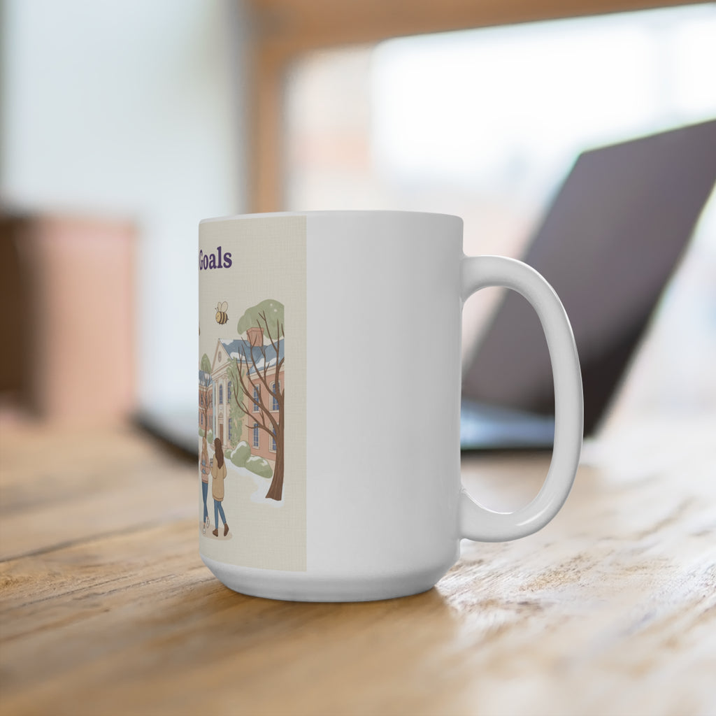 Goals On Goals Bees Mug 15oz