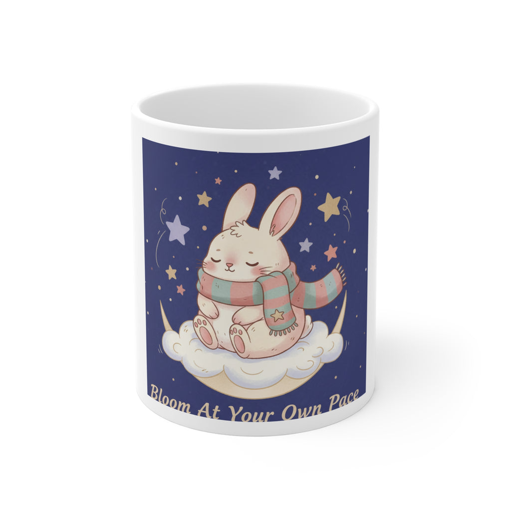 Bunny Mug 11oz – Bloom at Your Own Pace