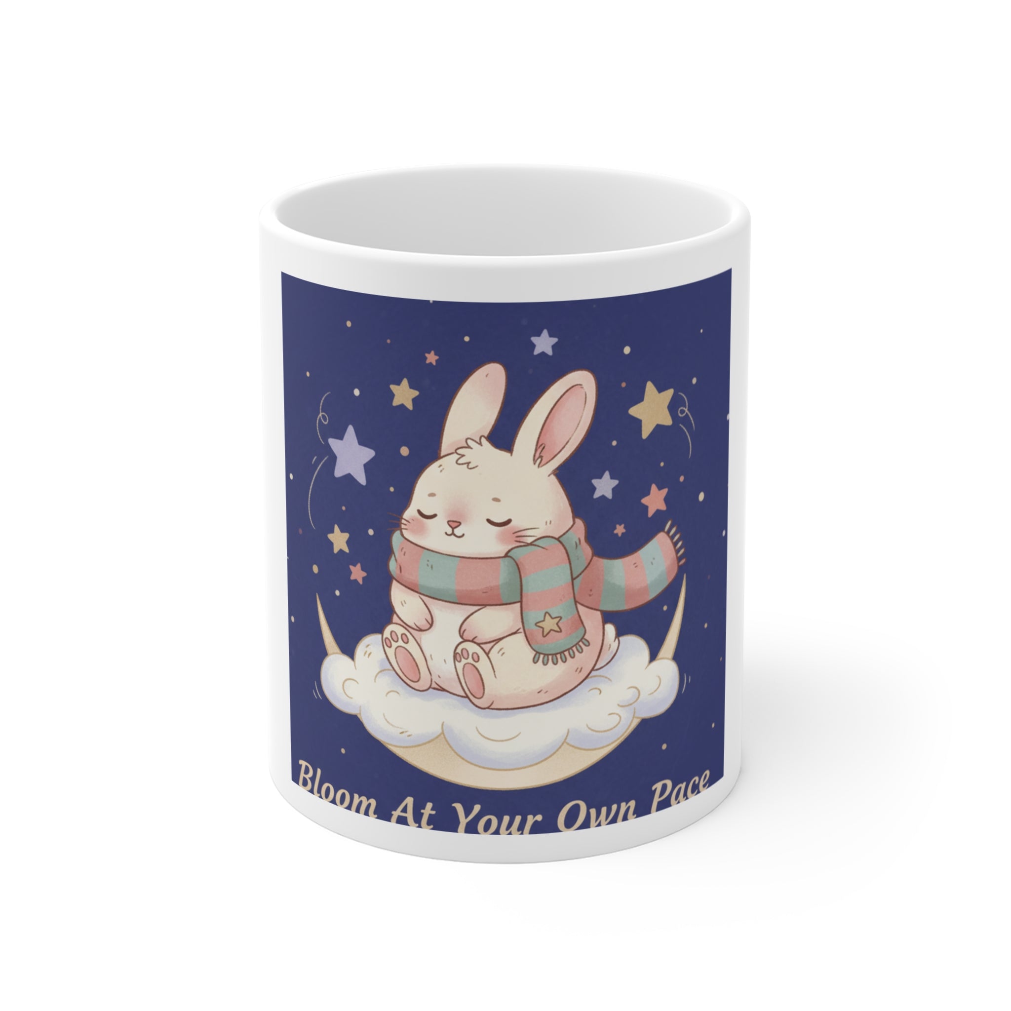 Bunny Mug 11oz – Bloom at Your Own Pace